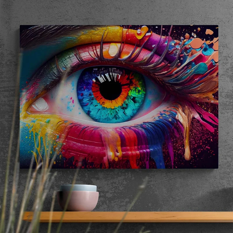5D Diamond Painting – Colourful Eye