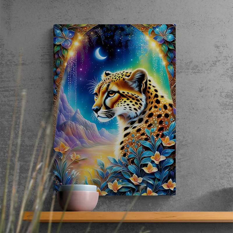 5D Diamond Painting – Leopard