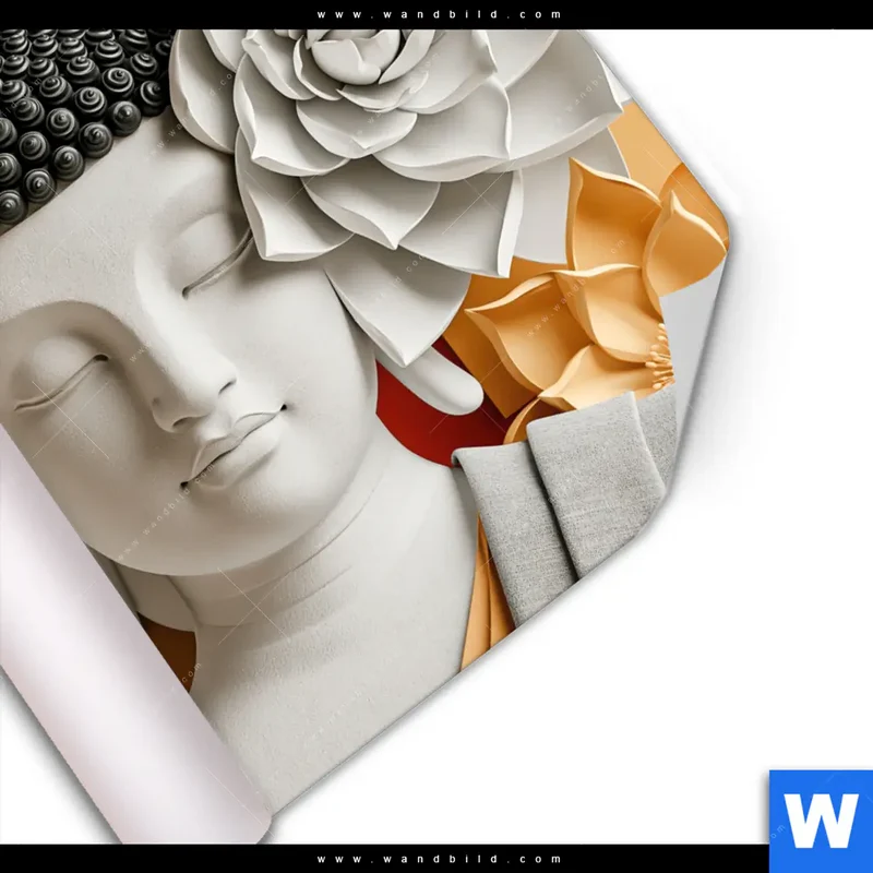 Poster | Buddha - Zen & Lotus | Quadrat