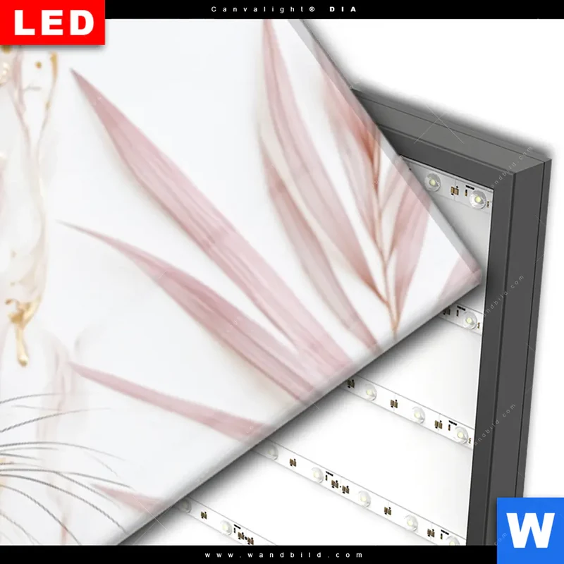 Wechselmotiv Acrylglas Canvalight® DIA | Panther Glow | Panorama