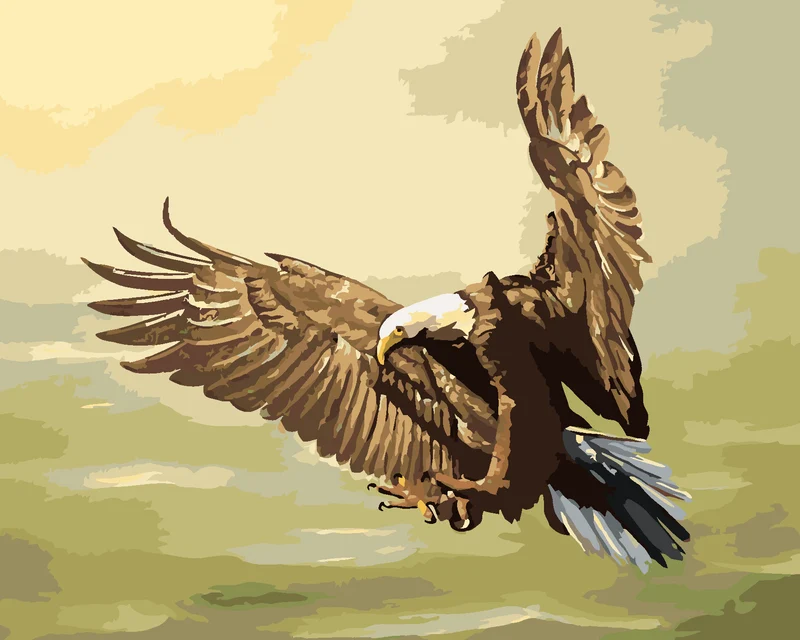 Diamond painting - JAGDADLER (D. RUSTY RUST)