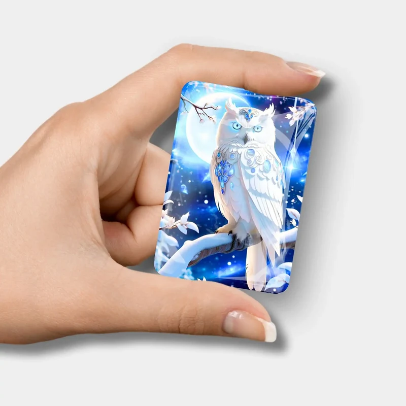 Cover Minder - Blue Eyes Owl