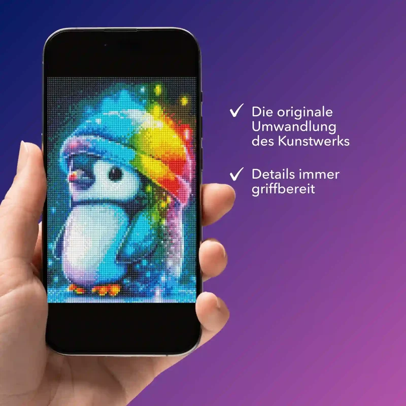 Digitale Bildmappe - Kleiner Pinguin