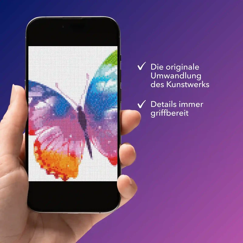 Digitale Bildmappe - Farbenfroher Schmetterling