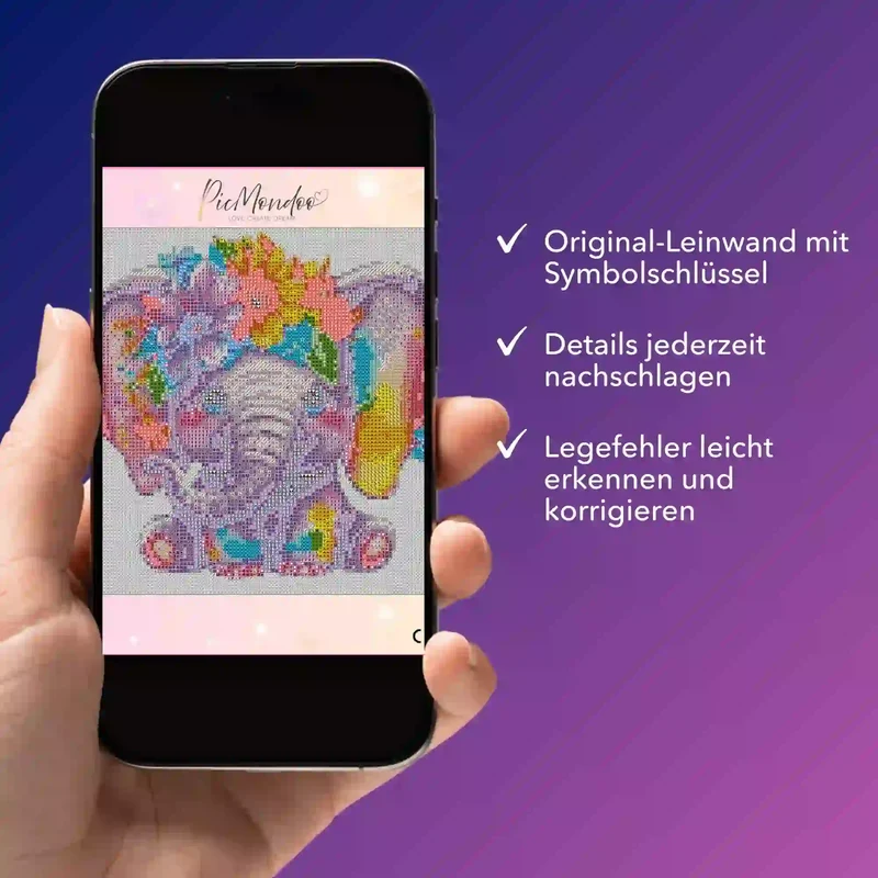 Digitale Bildmappe - Der kleine Blumenelefant
