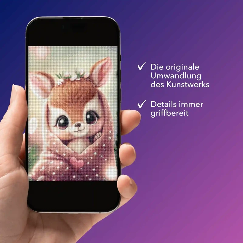Digitale Bildmappe - Süsses Rehkitz