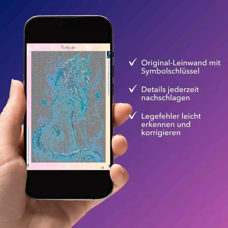 Digitale Bildmappe - Verzauberter Wolf
