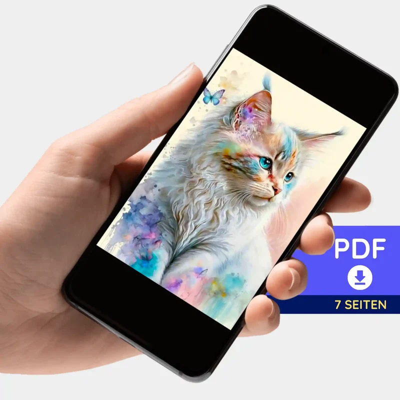 Digitale Bildmappe - Zartes Kätzchen