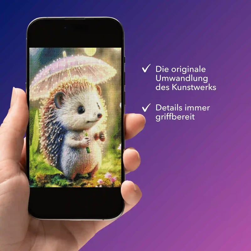 Digitale Bildmappe - Igelchen im Sonnenlicht