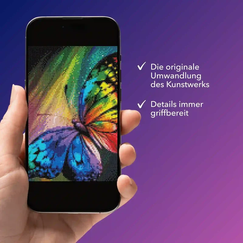 Digitale Bildmappe - Bunter Schmetterling