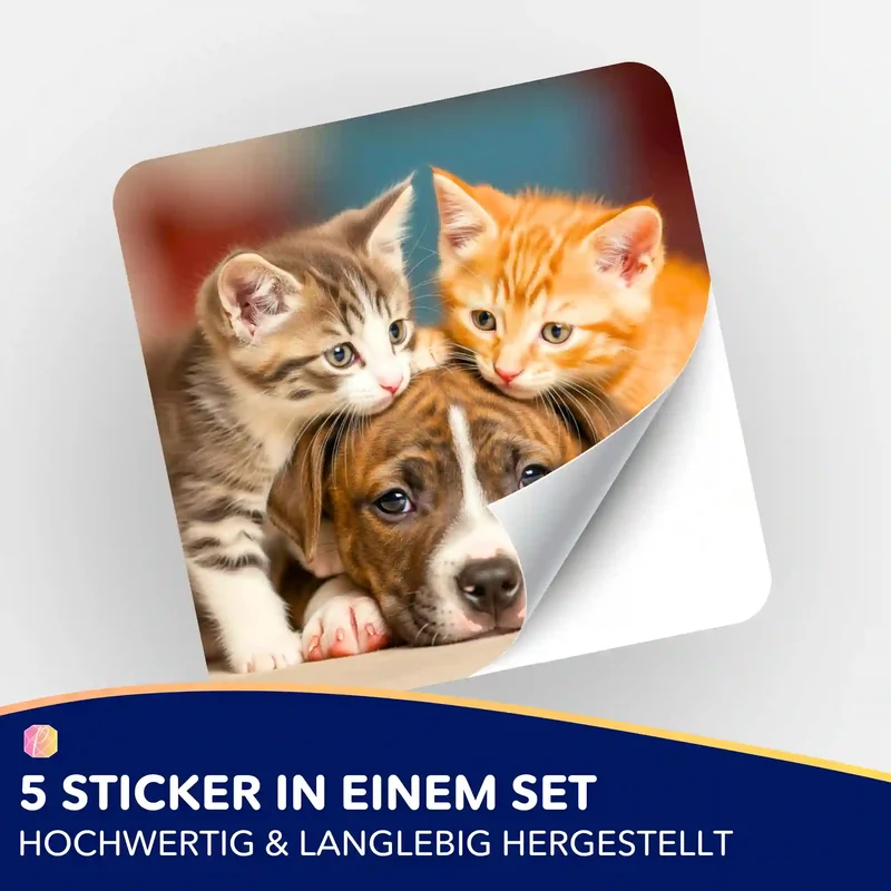 Aufkleber 5er-Set - Friends for Life "Limited Edition"