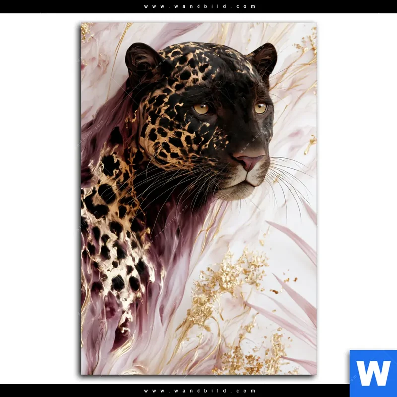 Alu-Dibond Bild | Panther Glow | Hochformat