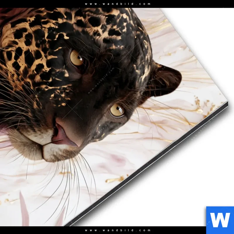 Alu-Dibond Bild | Panther Glow | Hochformat