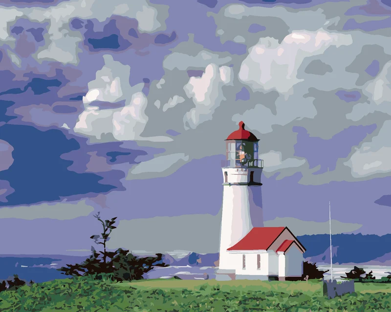 Diamond painting - LEUCHTTURM AN DER KÜSTE (DENNIS FRATES)