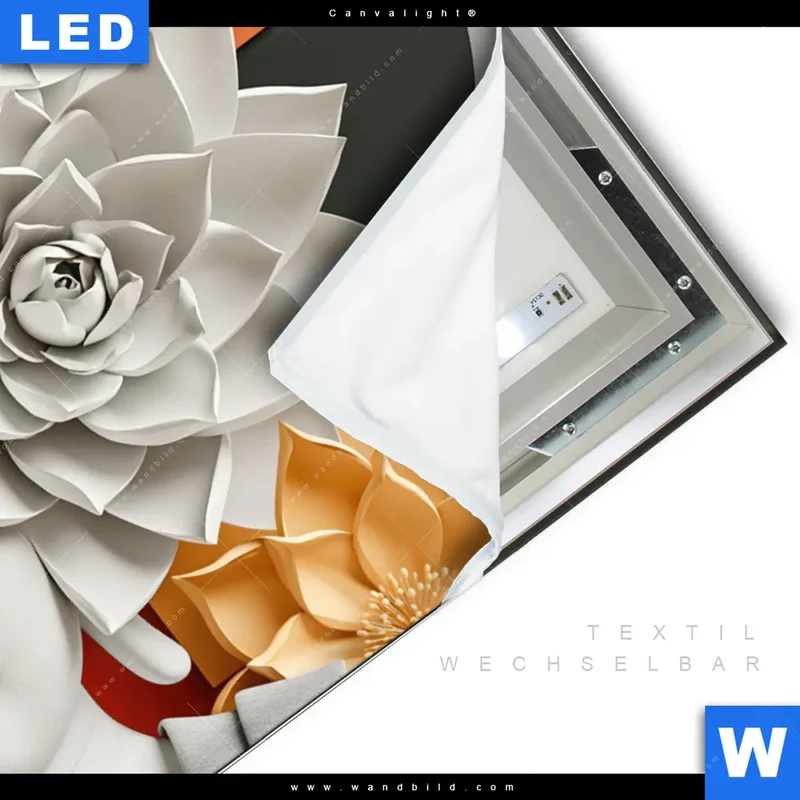 Canvalight® Leuchtbild | Buddha - Zen & Lotus | Querformat