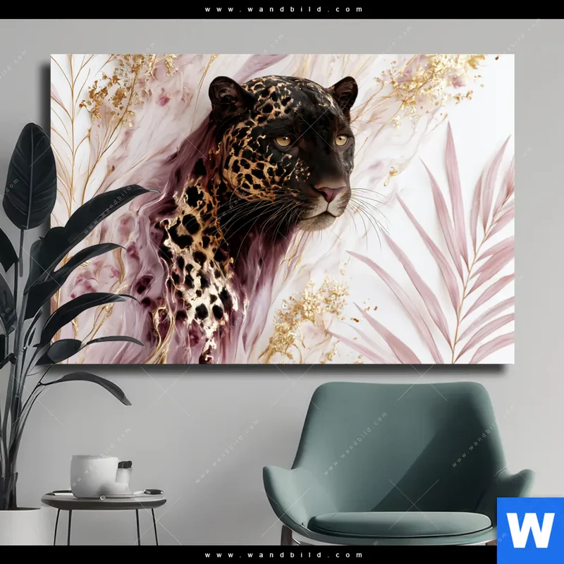 Leinwandbild | Panther Glow | Querformat
