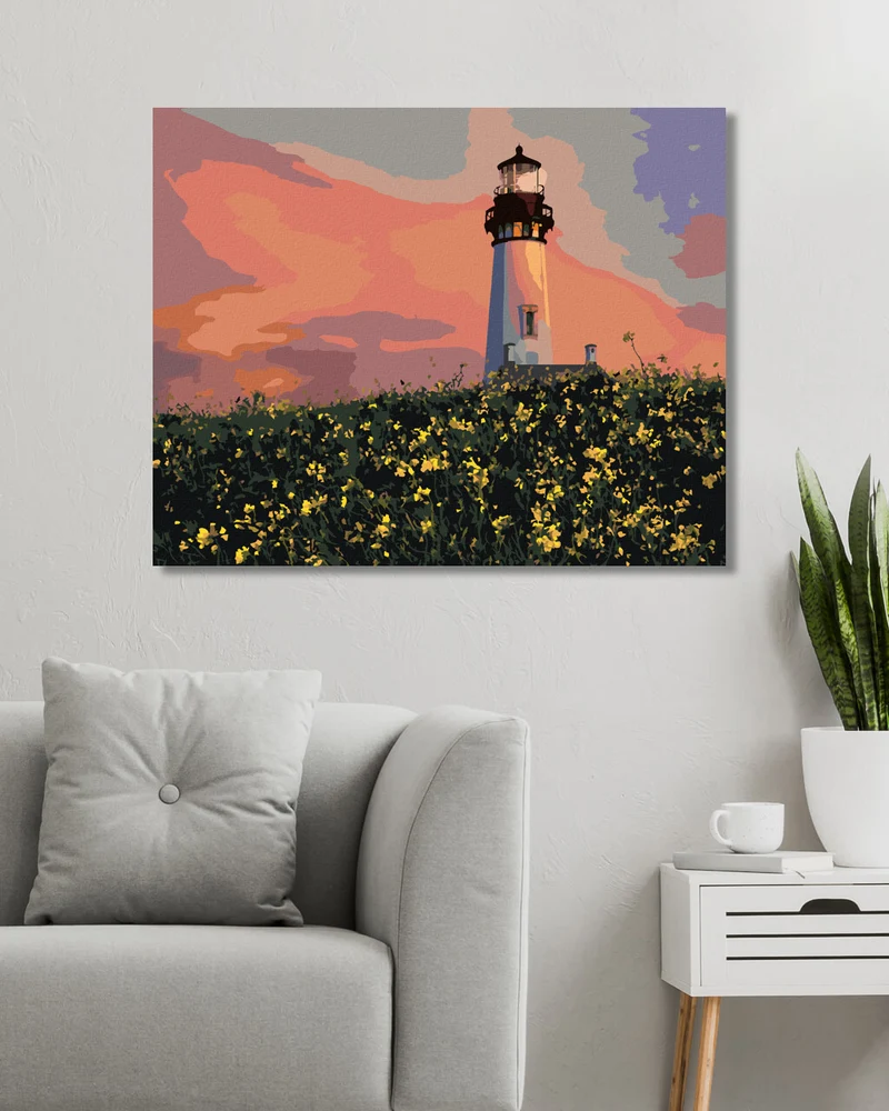 Diamond painting - LEUCHTTURM AUF EINER WIESE (DENNIS FRATES)