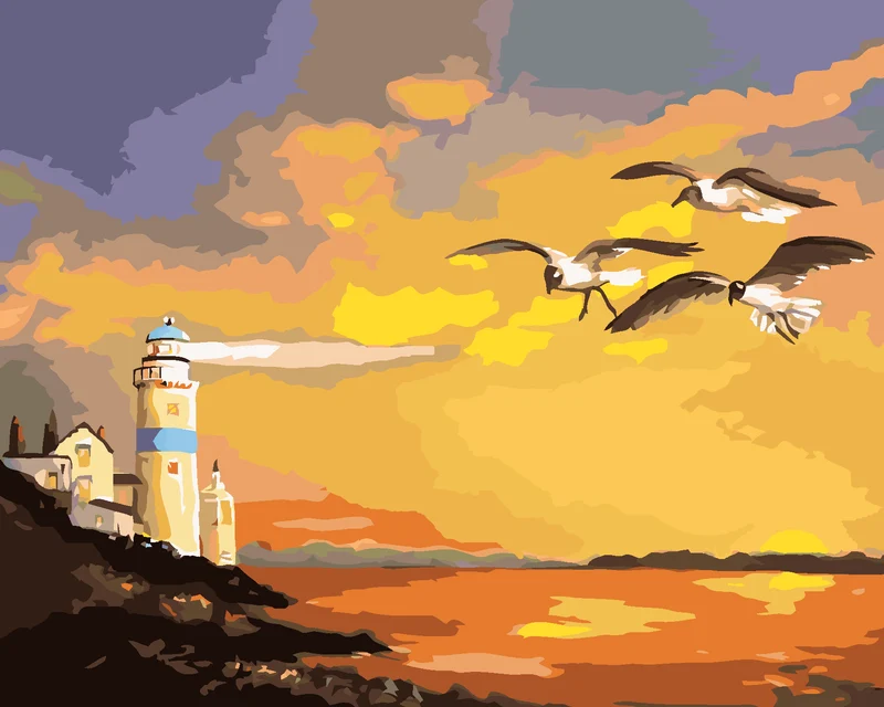 Diamond painting - LEUCHTTURM (D. RUSTY RUST)