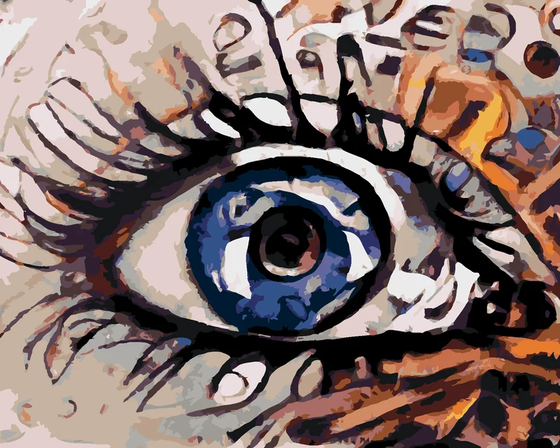 Diamond painting - MAGISCHES AUGE