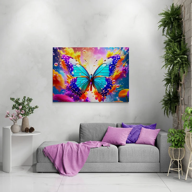 5D Diamond Painting – Colourful Butterfly