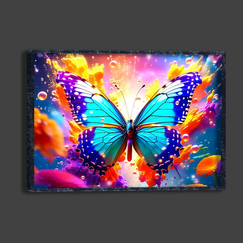 5D Diamond Painting – Colourful Butterfly