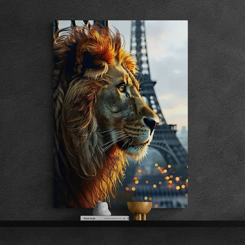 5D Diamond Painting – Paris Lion