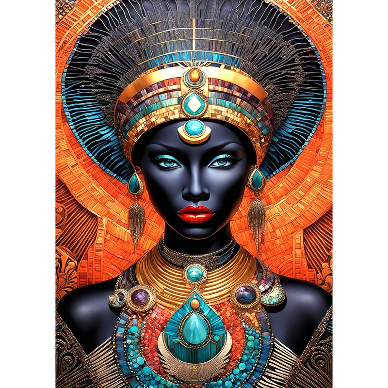 5D Diamond Painting – African Woman