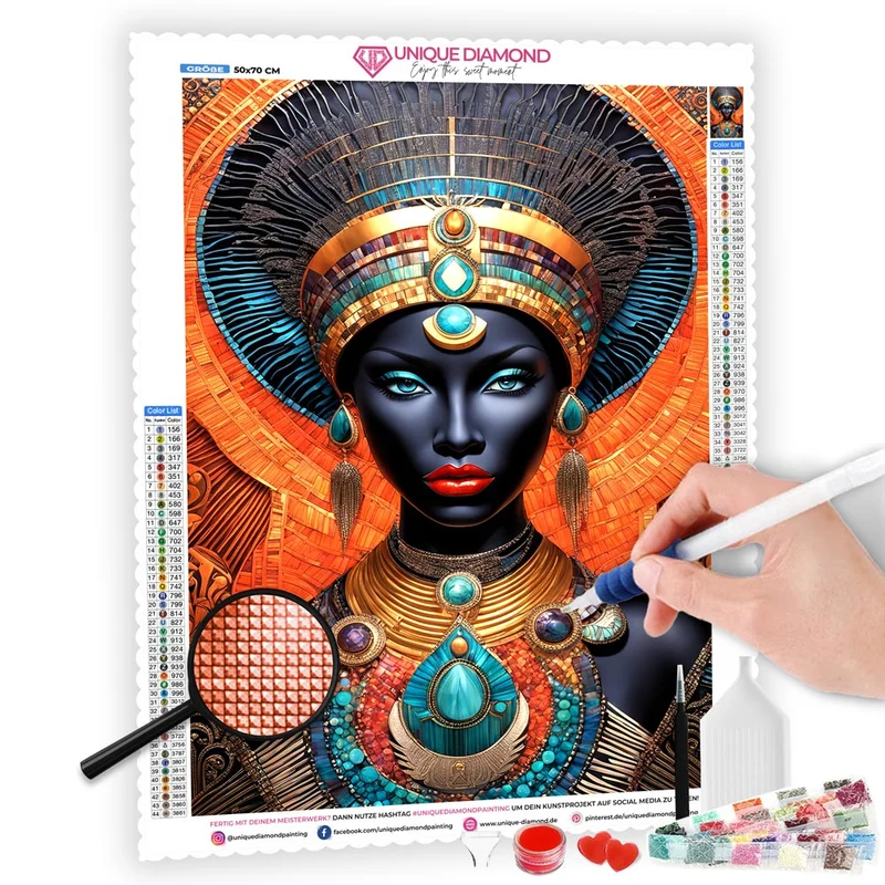 5D Diamond Painting – African Woman