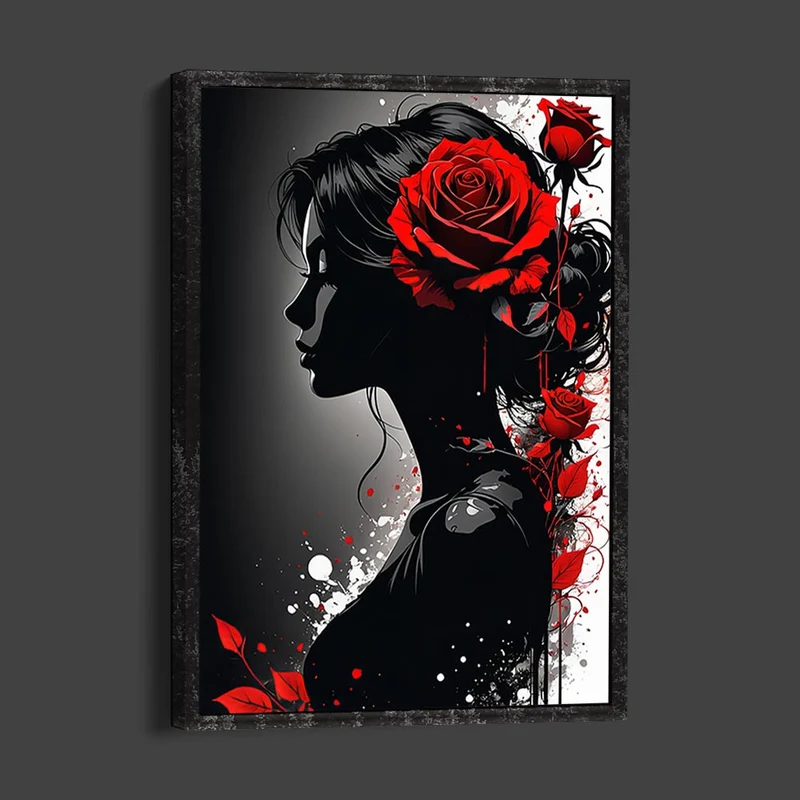 5D Diamond Painting – Red Rose