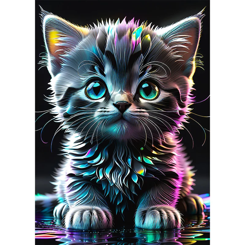 5D Diamond Painting – Cat