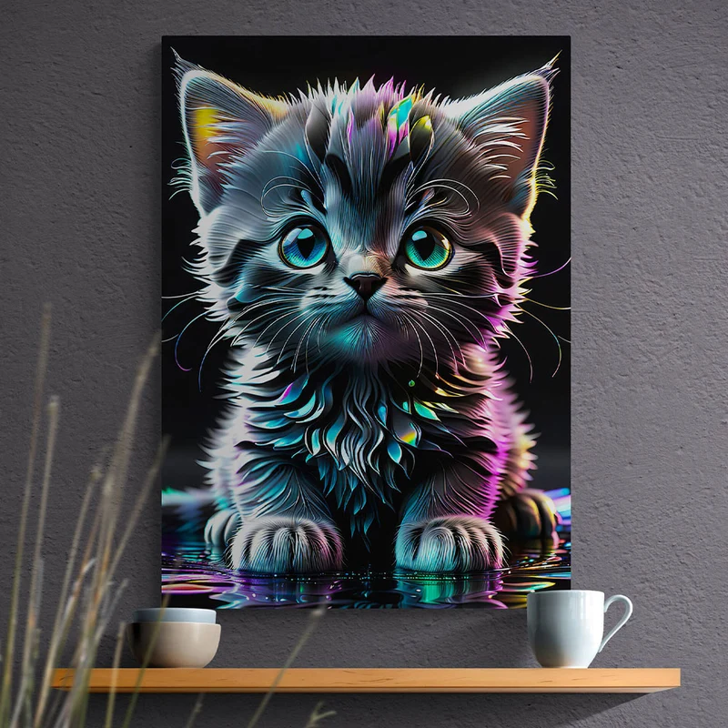 5D Diamond Painting – Cat