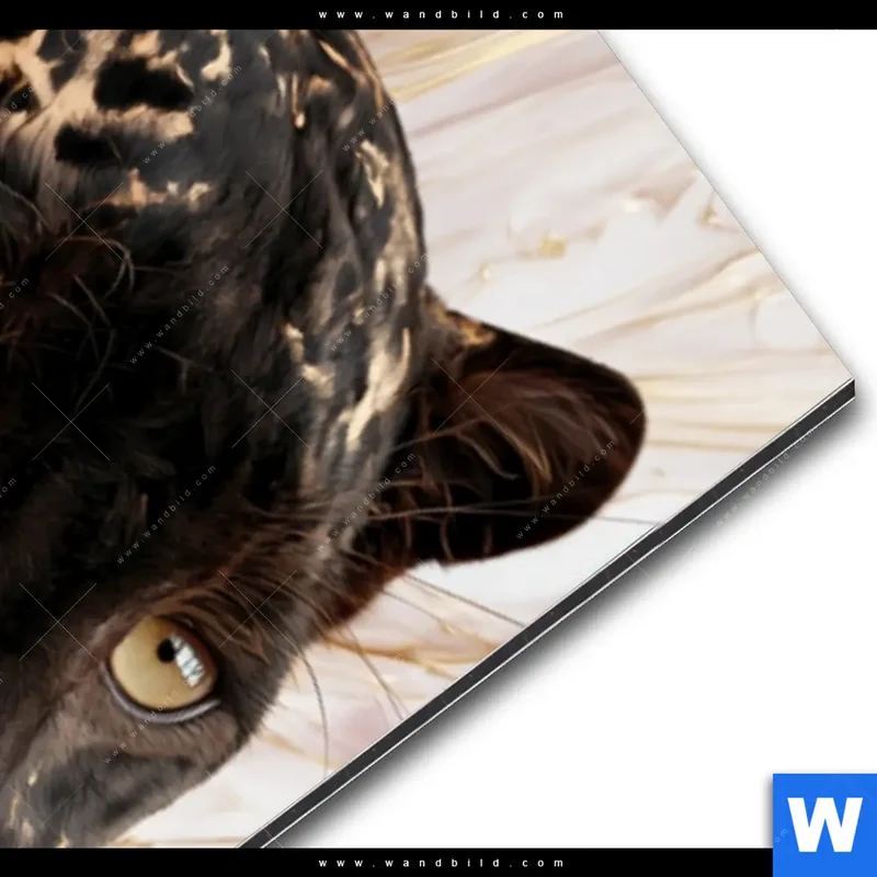 Alu-Dibond Bild | Panther Glow | Schmal