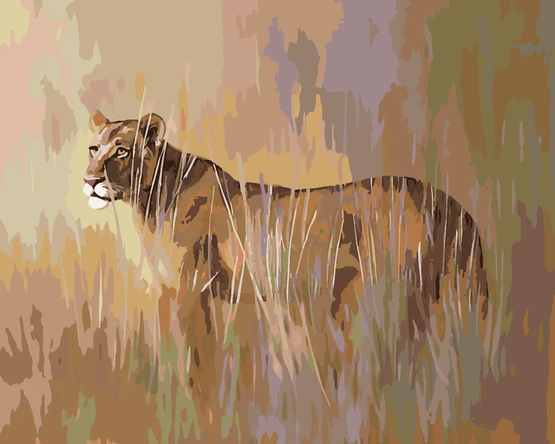 Diamond painting - LÖWIN (D. RUSTY RUST)