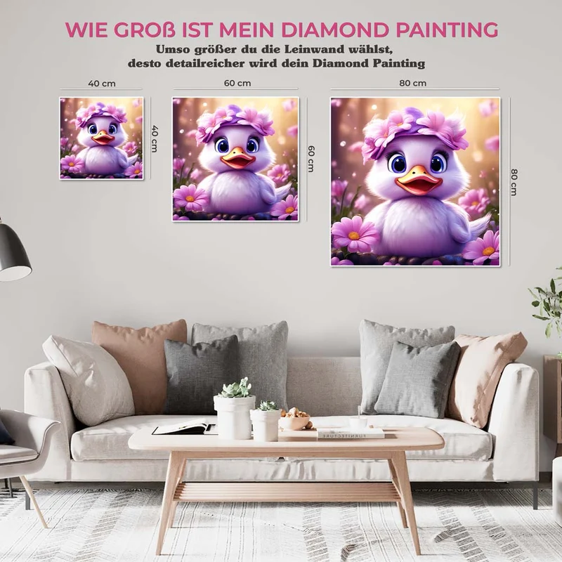 5D Diamond Painting – Sweet Duck