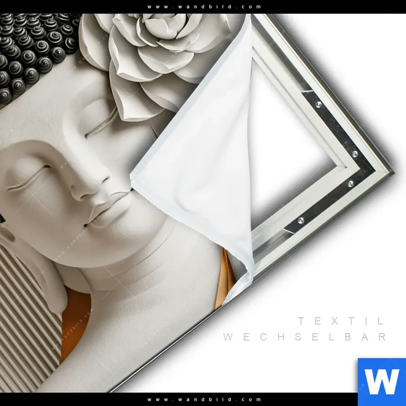 Spannbild | Buddha - Zen & Lotus | Quadrat