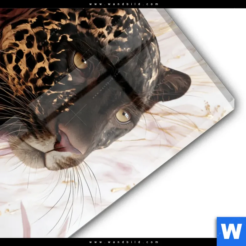 Acrylglasbild | Panther Glow | Hochformat