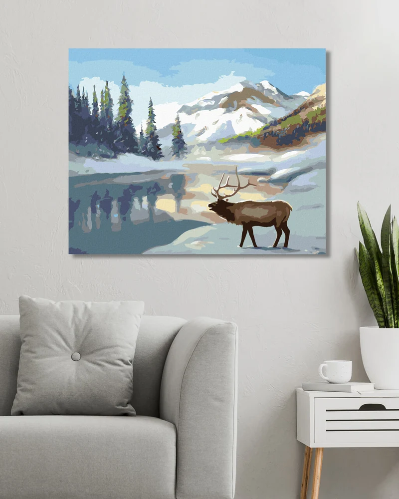 Diamond painting - ELCH AM BACH (D. RUSTY RUST)
