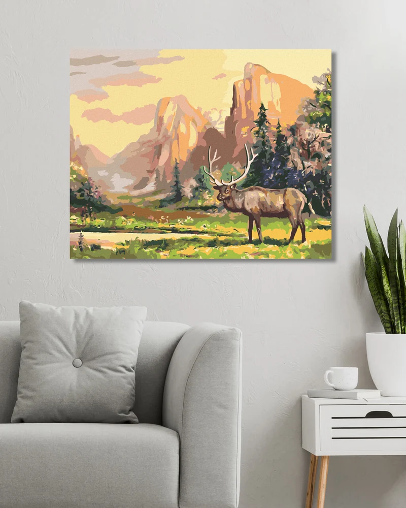 Diamond painting - ELCH IM FRÜHJAHR (D. RUSTY RUST)