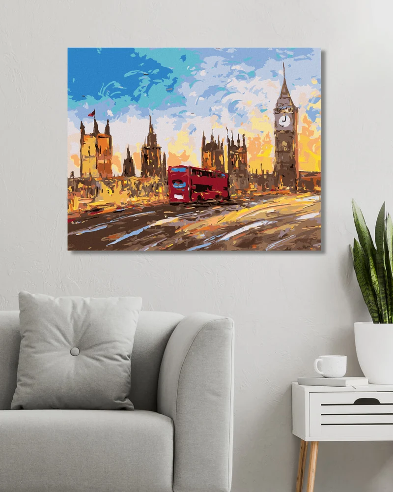 Diamond painting - LONDON IN DER HANDFLÄCHE II