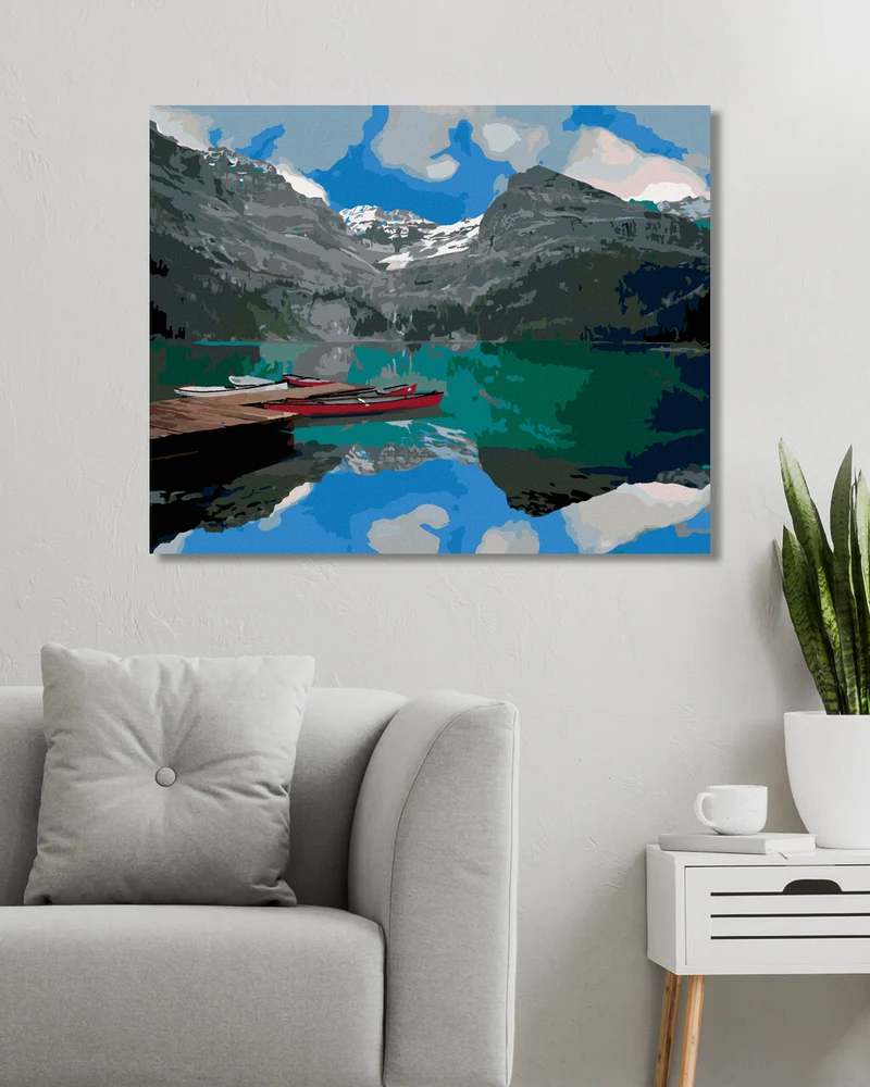 Diamond painting - BOOTE AUF DEM SEE (DENNIS FRATES)