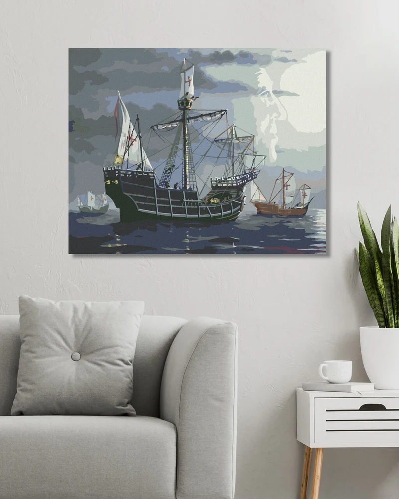 Diamond painting - SCHIFFE AUF SEE (D. RUSTY RUST)