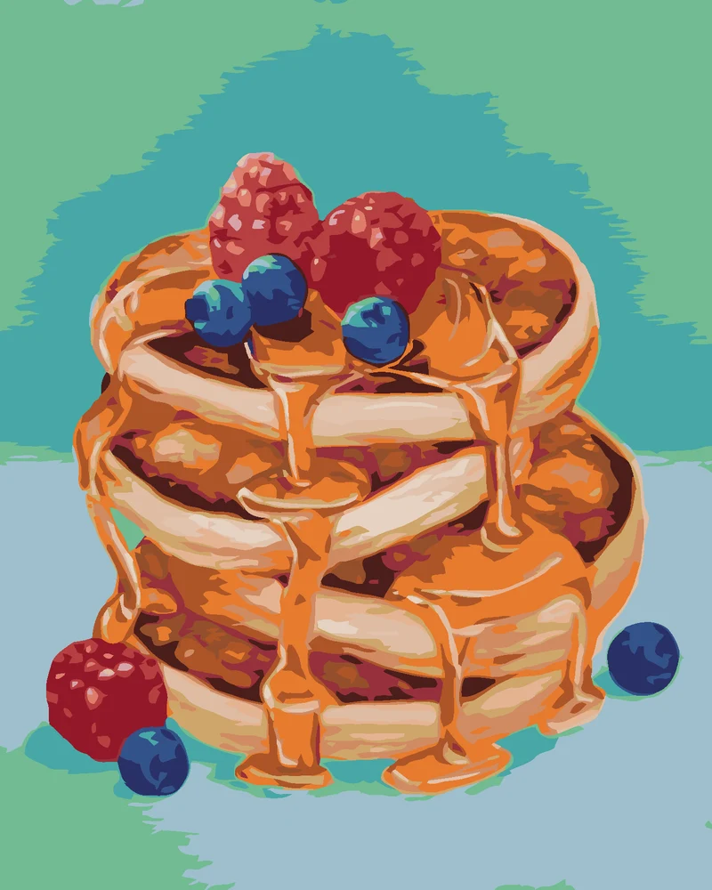 Diamond painting - PFANNKUCHEN MIT SIRUP (MYROSLAVA VOLOSCHUK)