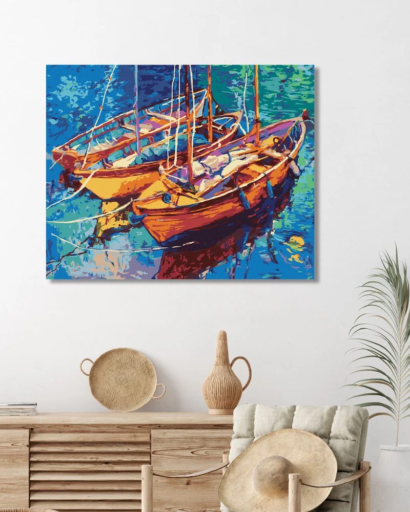 Diamond painting - BOOTE AUF DEM WASSER