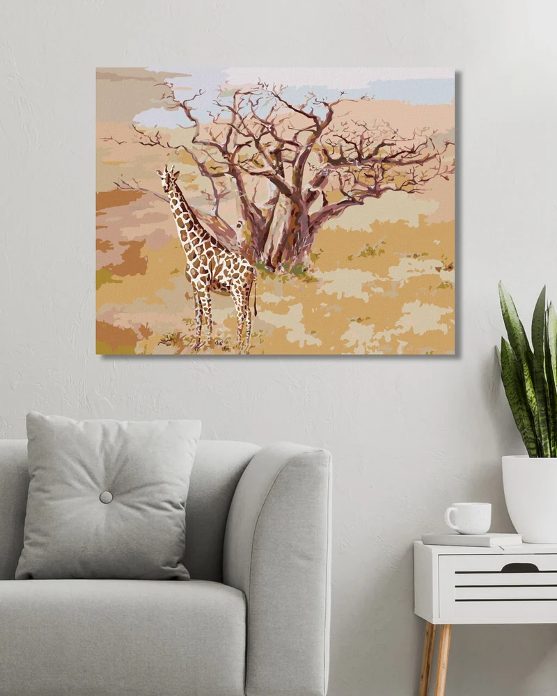 Diamond painting - GIRAFFE IN KENIA