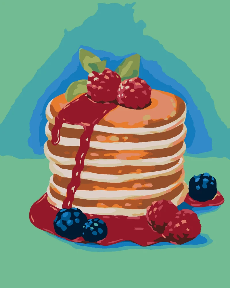 Diamond painting - PFANNKUCHEN (MYROSLAVA VOLOSCHUK)