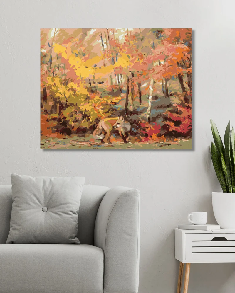 Diamond painting - FUCHS IM WALD (D. RUSTY RUST)