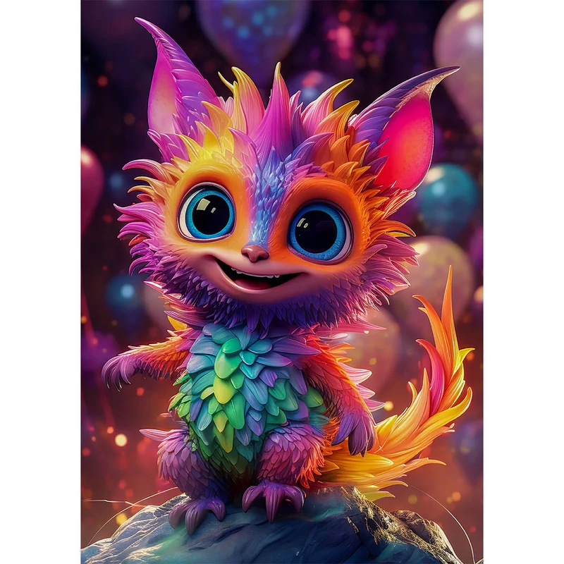 5D Diamond Painting – Happy Monster Nova