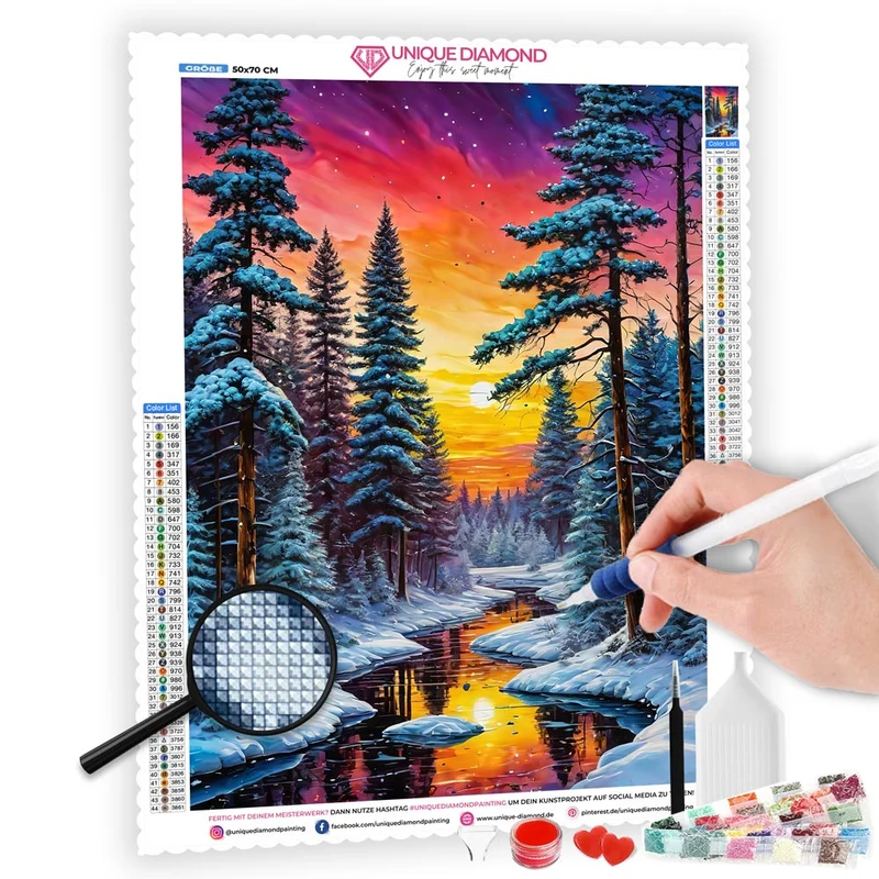 5D Diamond Painting – Abendstunden