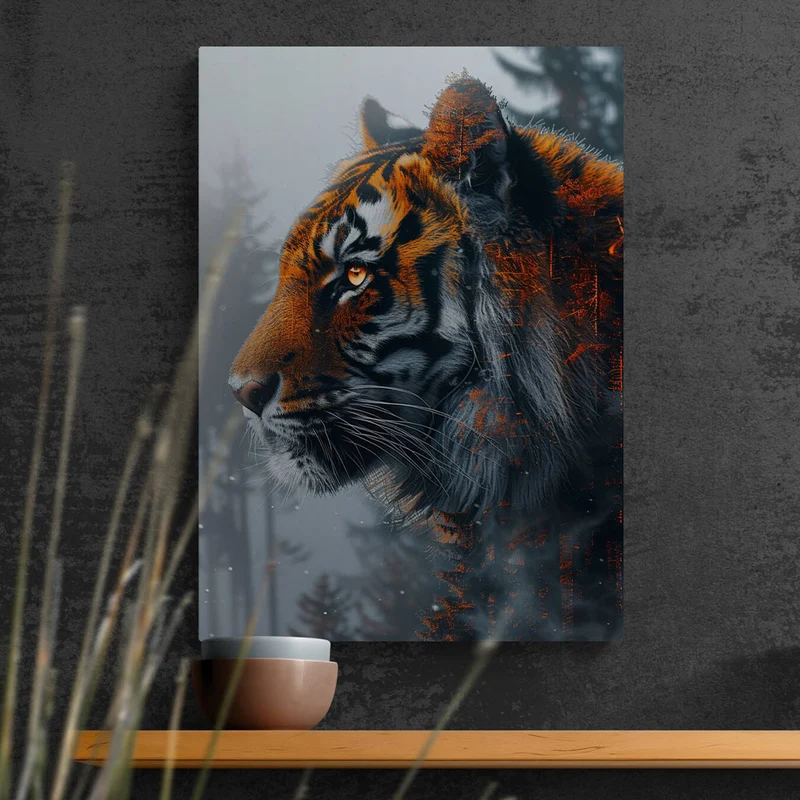 5D Diamond Painting – Forest Tiger