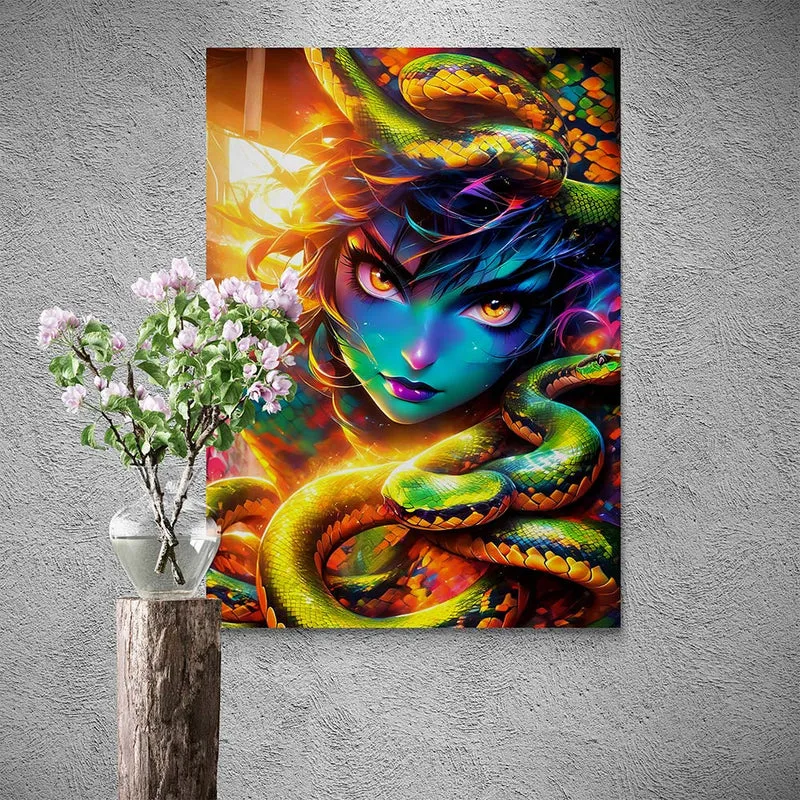 5D Diamond Painting – Schlangenbeschwörerin